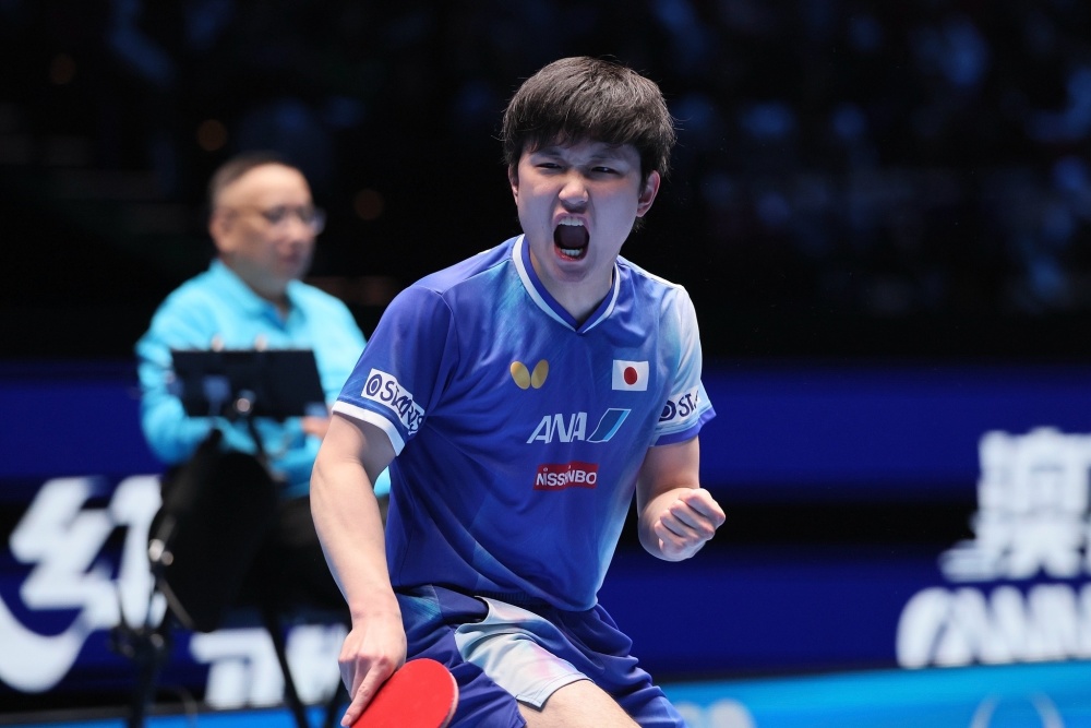 中国队绝杀法国队,张本智和点燃赛场 中国队绝杀法国队,张本智和点燃赛场